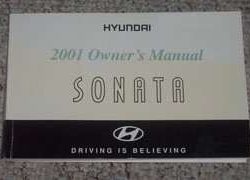 2001 Hyundai Sonata Owner's Manual