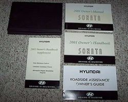 2001 Hyundai Sonata Owner's Manual Set