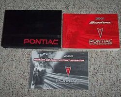 2001 Pontiac Sunfire Owner's Manual Set