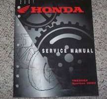 2001 Honda Sportrax 300EX TRX300EX Service Manual