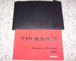 2001 Isuzu Trooper Owner's Manual Set