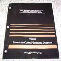 2001 Mercury Villager Powertrain Control & Emissions Diagnosis Service Manual