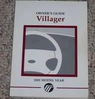 2001 Mercury Villager Owner's Manual
