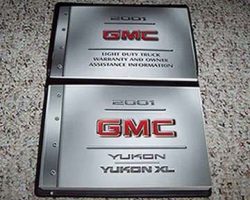 2001 GMC Yukon & Yukon XL Owner's Manual Set