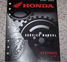 2002 Honda VTX1800C Motorcycle Shop Service Manual