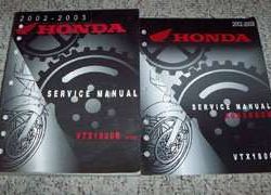 2003 Honda VTX1800R Motorcycle Shop Service Manual