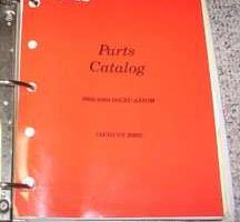 2002 Isuzu Axiom Parts Catalog