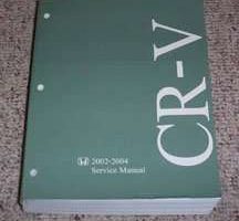 2002 Honda CR-V Service Manual