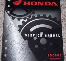 2002 Honda Silver Wing FSC600 Motorcycle Shop Service Manual