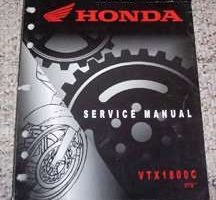 2003 Honda VTX1800C Motorcycle Shop Service Manual