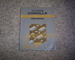 2002 Toyota Corolla Electrical Wiring Diagram Manual