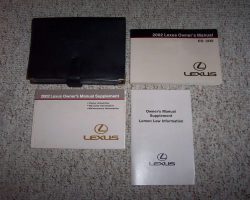 2002 Lexus ES300 Owner's Manual Set