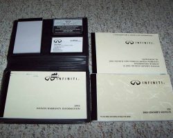 2002 Infiniti I35 Owner's Manual Set