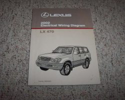 2002 Lexus LX470 Electrical Wiring Diagram Manual