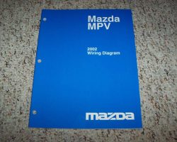 2002 Mazda MPV Wiring Diagrams Manual