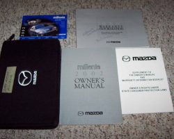 2002 Mazda Millenia Owner's Manual Set