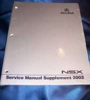 2002 Acura NSX Service Manual Supplement