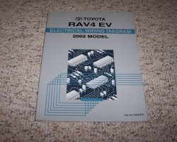 2002 Toyota Rav4 EV Electrical Wiring Diagram Manual