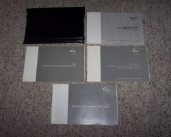 2002 Nissan Sentra Owner's Manual Set