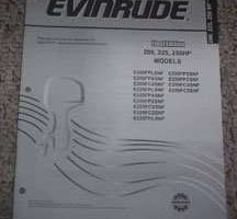 2002 Evinrude 200, 225 & 250 HP Models Parts Catalog