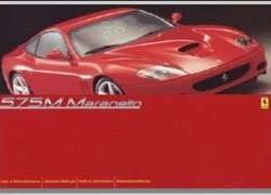 2002 Ferrari 575M Maranello Owner's Manual