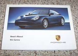 2002 Porsche 911 Carrera Owner's Manual