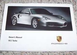 2002 Porsche 911 Turbo Owner's Manual