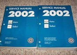2002 Chevrolet Astro Service Manual
