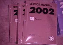 2002 Oldsmobile Aurora Service Manual