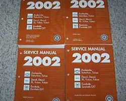 2002 Chevrolet Avalanche, Tahoe, Suburban Shop Service Repair Manual