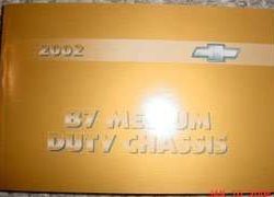 2002 Chevrolet B7 Chassis Owner's Manual