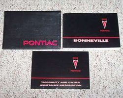 2002 Pontiac Bonneville Owner's Manual Set