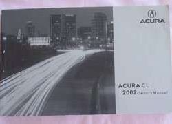 2002 Acura 3.2CL Owner's Manual