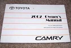 2002 Toyota Camry Owner's Manual