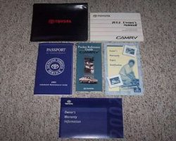 2002 Toyota Camry Owner's Manual Set