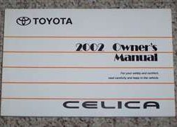 2002 Toyota Celica Owner's Manual