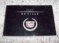 2002 Cadillac Deville Owner's Manual