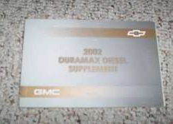 2002 Chevrolet Silverado Duramax Diesel Owner's Manual Supplement