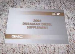 2002 Chevrolet Express Duramax Diesel Owner's Manual Supplement