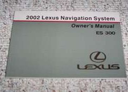 2002 Lexus ES300 Navigation System Owner's Manual
