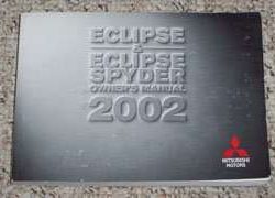 2002 Mitsubishi Eclipse & Eclipse Sypder Owner's Manual
