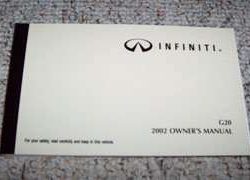 2002 Infiniti G20 Owner's Manual