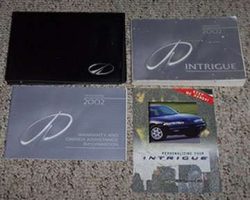 2002 Oldsmobile Intrigue Owner's Manual Set