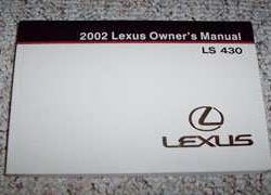 2002 Lexus LS430 Owner's Manual