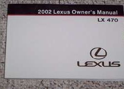 2002 Lexus LX470 Owner's Manual