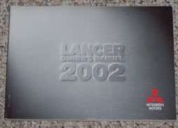 2002 Mitsubishi Lancer Owner's Manual