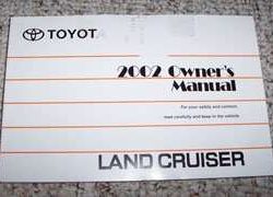 2002 Toyota Land Cruiser Owner's Manual