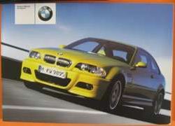 2002 BMW M3 Coupe Owner's Manual