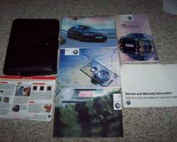 2002 BMW M5 Owner's Manual Set