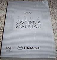 2002 Mazda MPV Owner's Manual